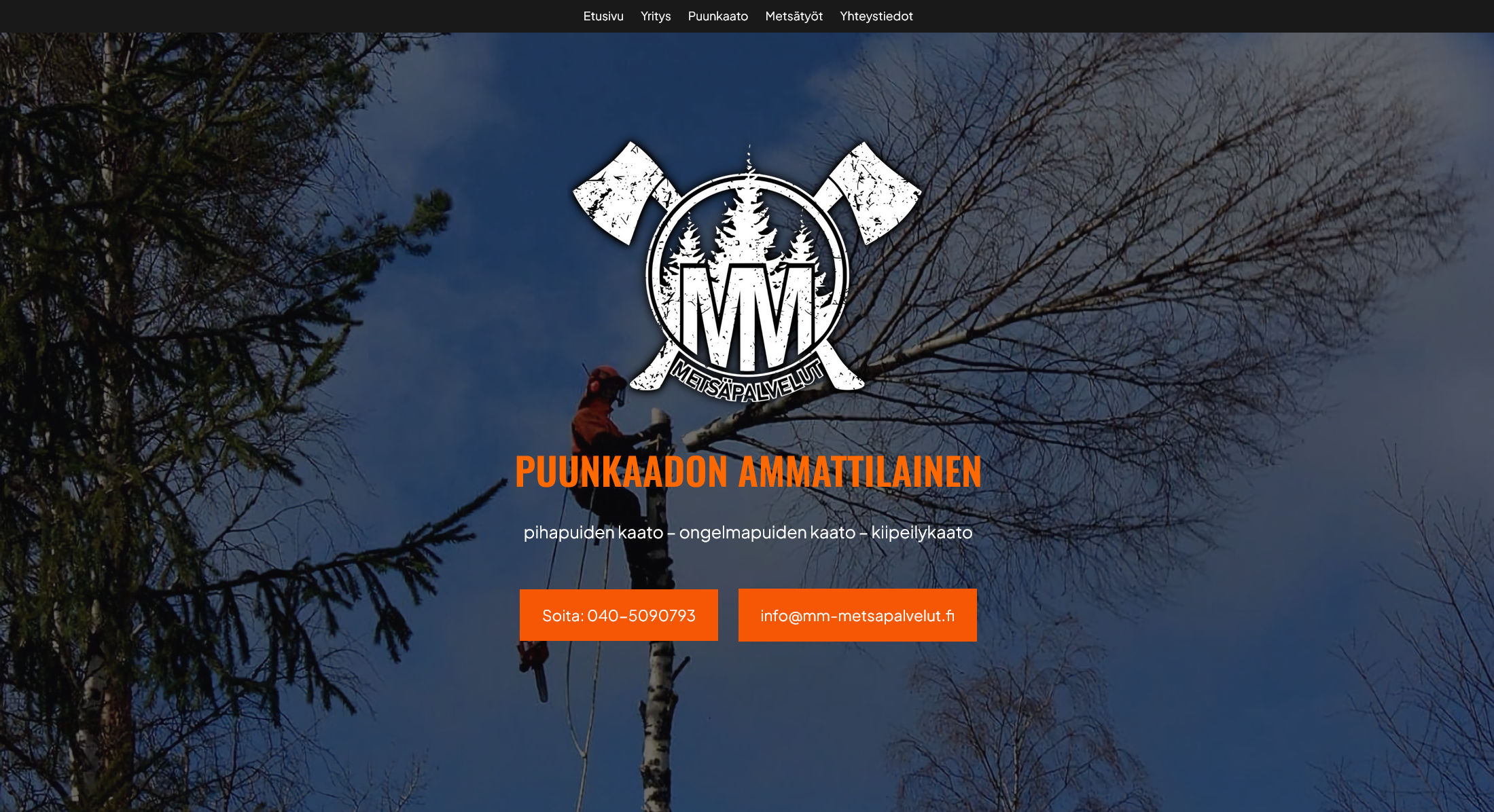 Case: MM Metsäpalvelut – verkkosivut uuden yrityksen asiakashankintaan