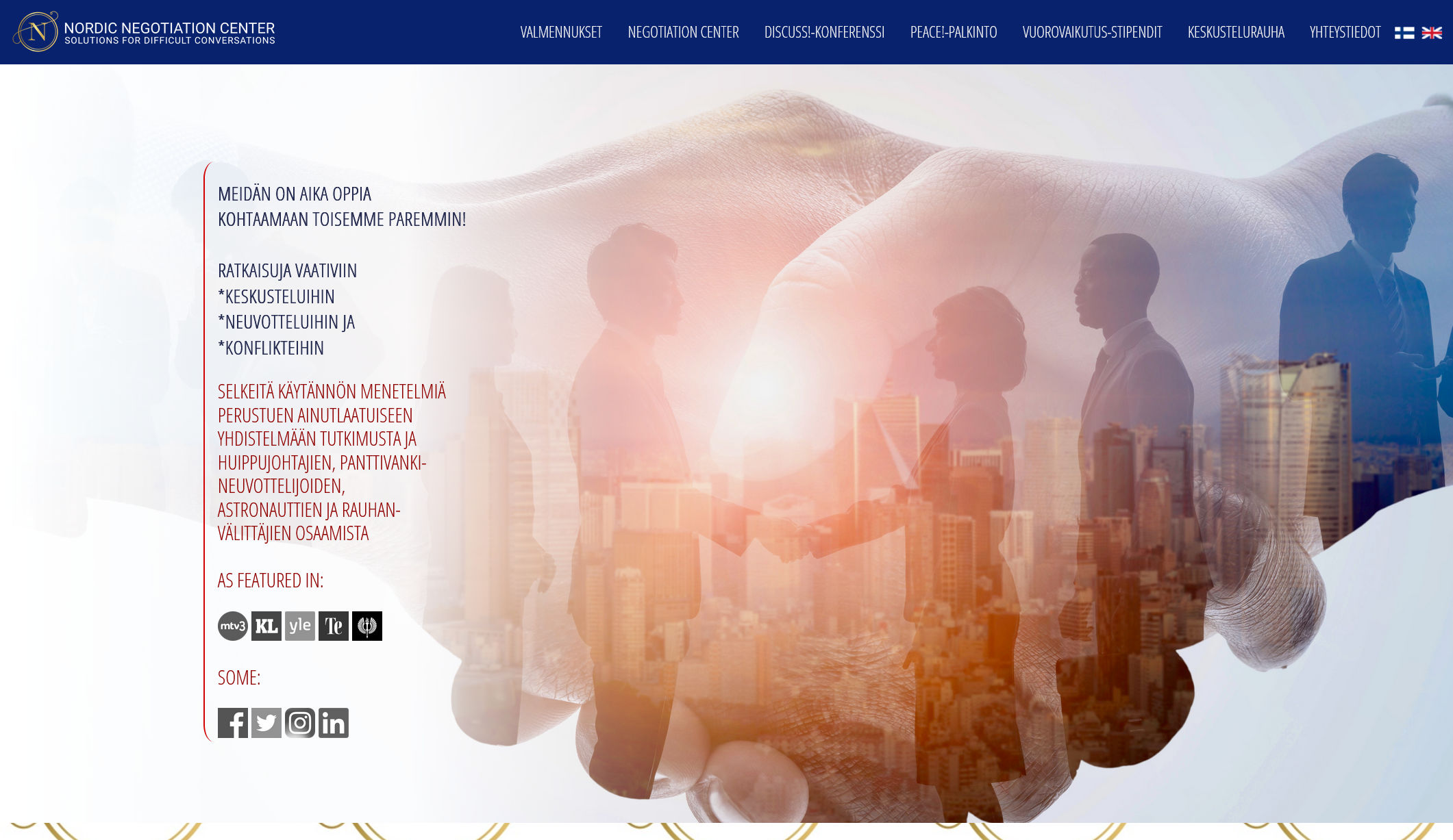 Case: Nordic Negotiation Center – asiantuntijabrändi verkkoon