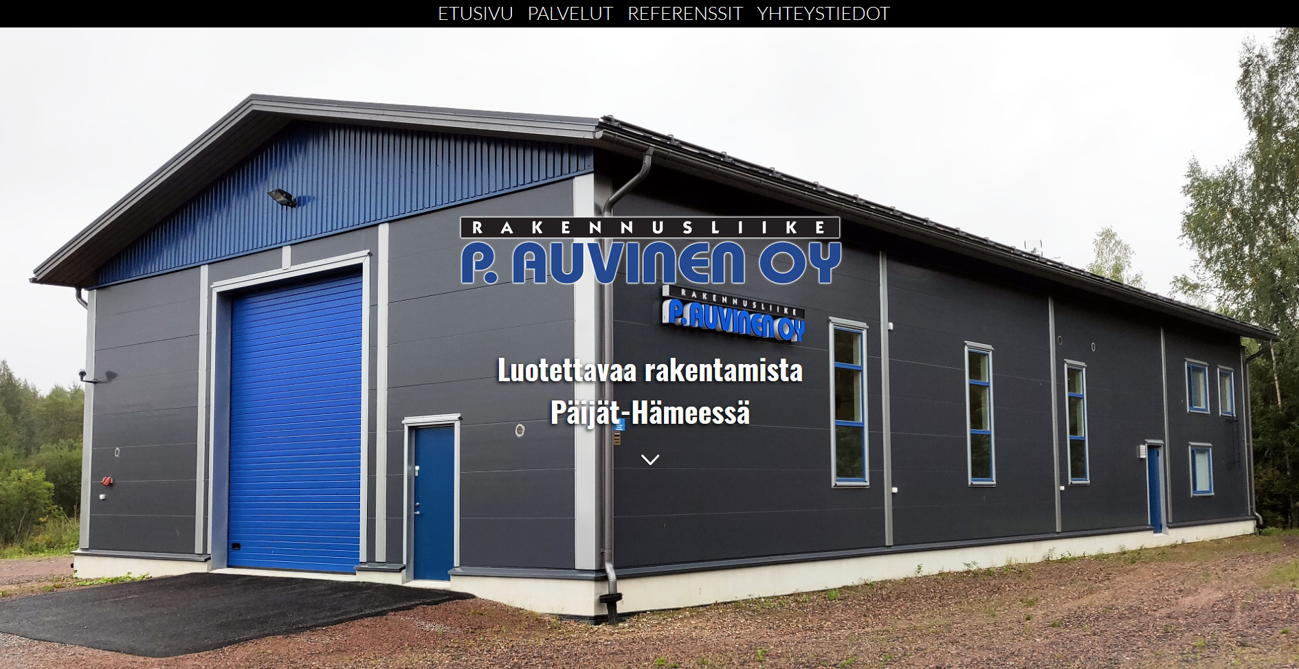 Rakennusliike P. Auvisen verkkosivut