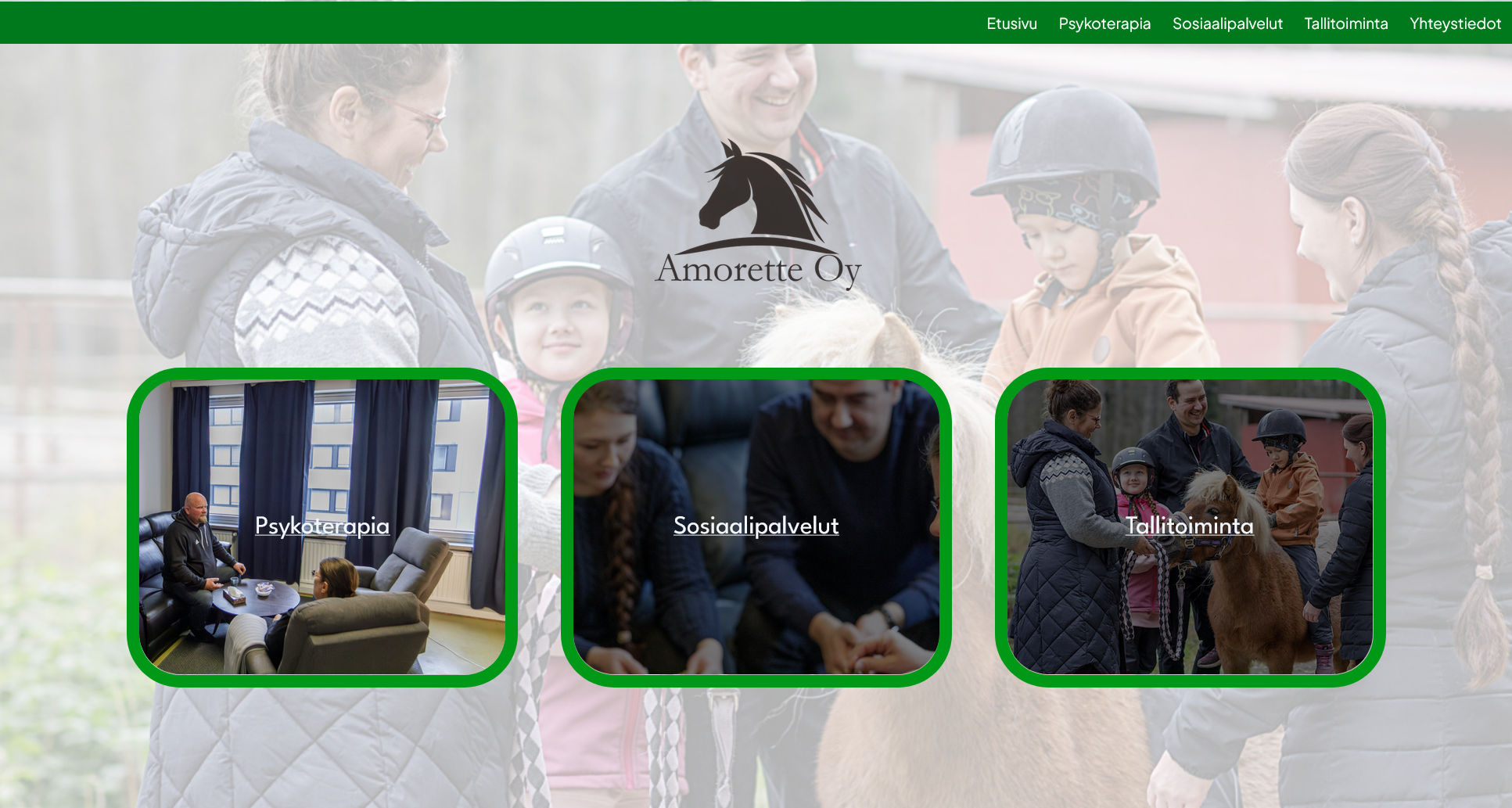 Case: Amorette – uuden yrityksen verkkosivusto ja visuaalinen ilme