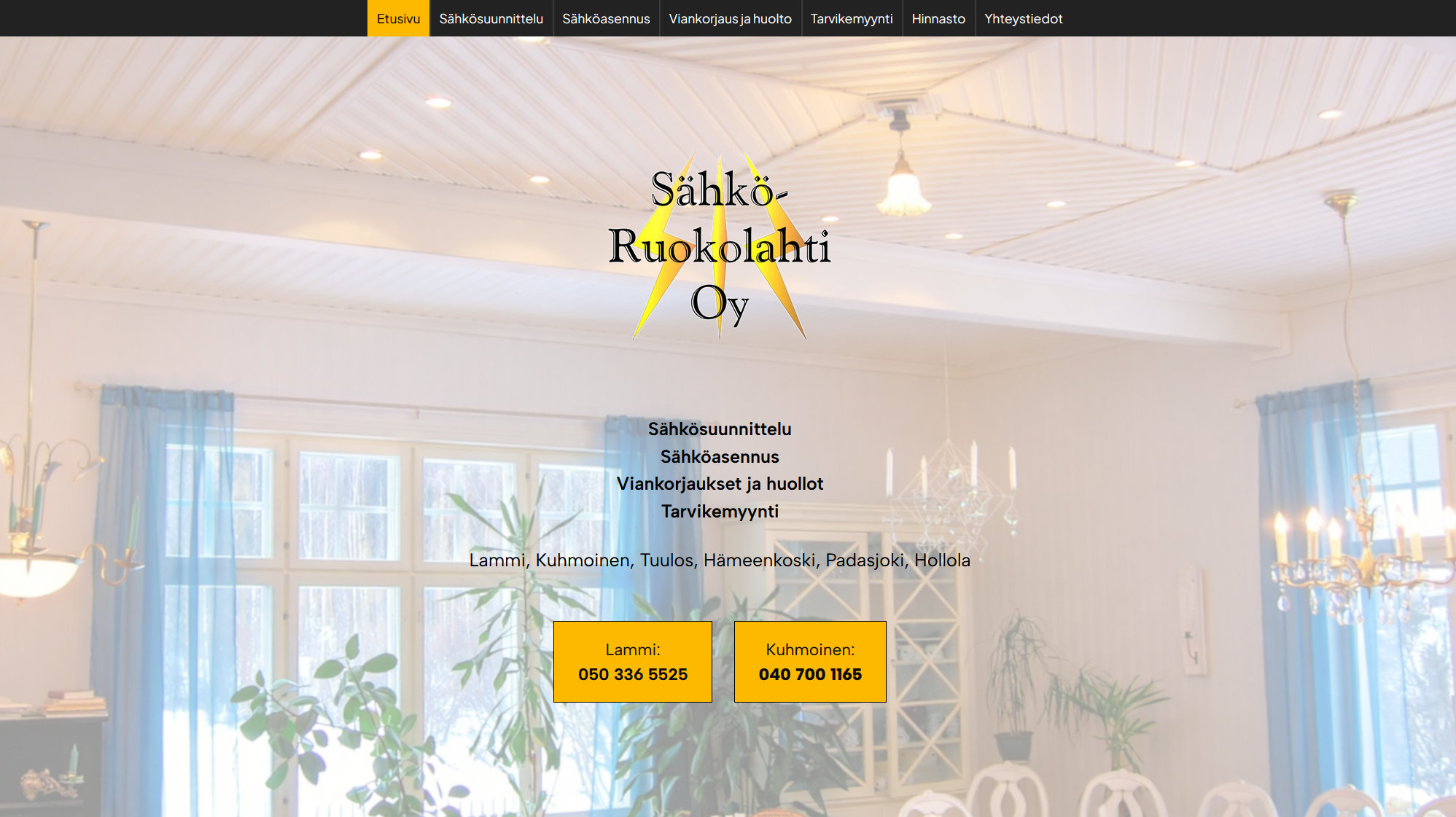 Case: Sähkö-Ruokolahti – moderni verkkosivusto sähköyritykselle