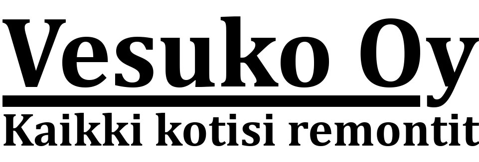 Vesuko Oy – Kaikki kotisi remontit